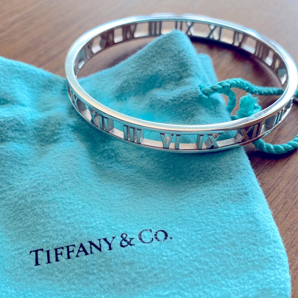 Tiffany Co Roman Numerals bangle from the Atlas collection